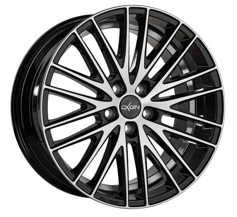 Oxigin 19 Oxspoke 8.50 x 19 Offset 35 Bolt Pattern 5.00 x 112.00 Centre Bore 66.60 OXNEUNZEHN8519H135BFPHD, Black Full Polish