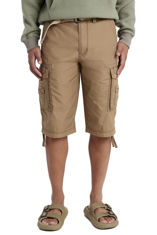 UNIONBAY Men's Cordova Belted Messenger Cargo Short-Reg and Big and Tall Sizes, Field, 42 - Image 1