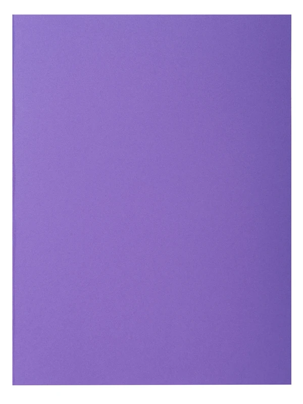 Exacompta - Ref 216008E - Rocks Collection - 2-Flap Folders - 240 x 320mm in Size, Suitable for A4 Documents, 210gsm Material, 2 Fold-Over Flaps - Purple (Pack of 50)
