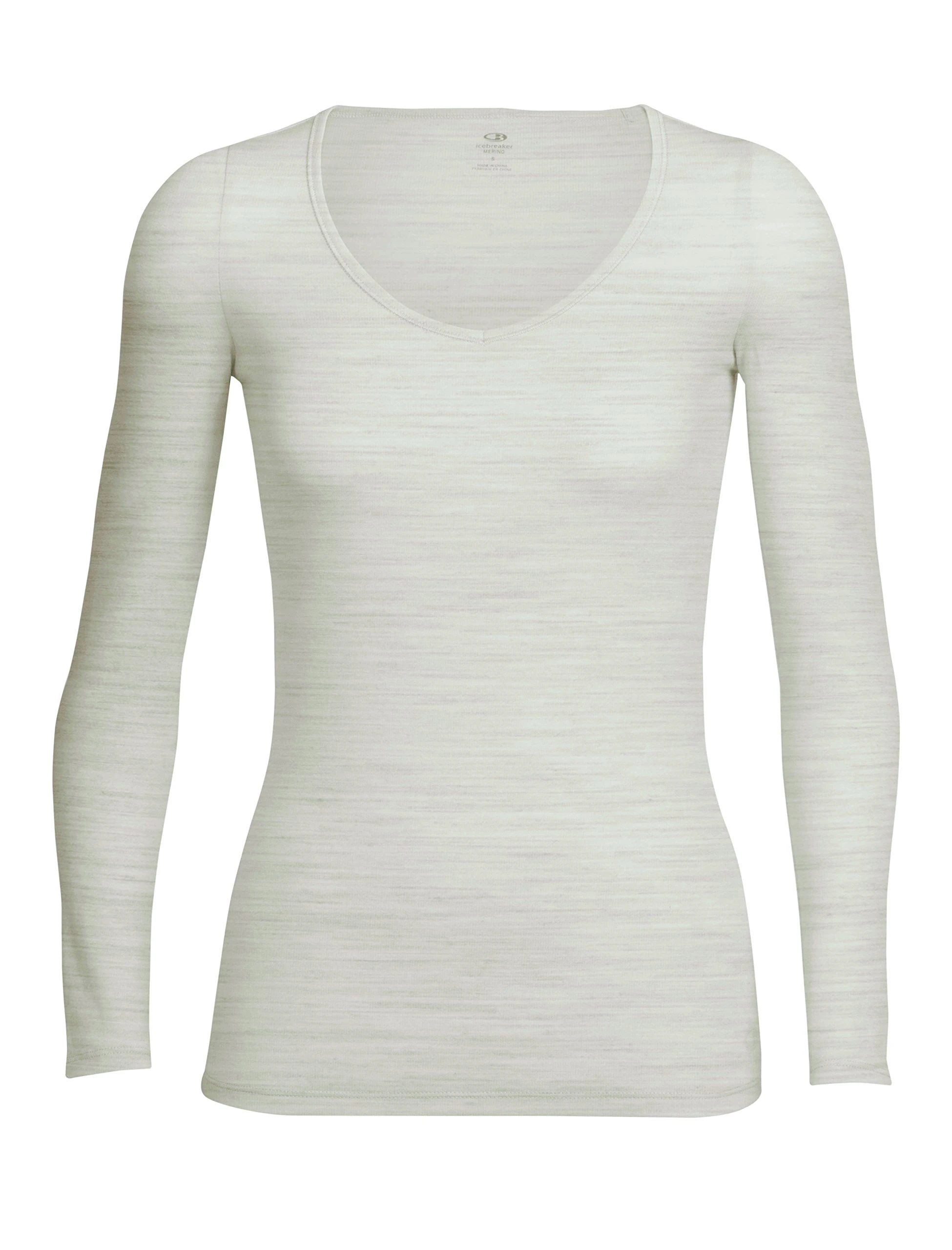 Icebreaker Siren LS Sweetheart Underwear - Fawn HTHR, X-Small