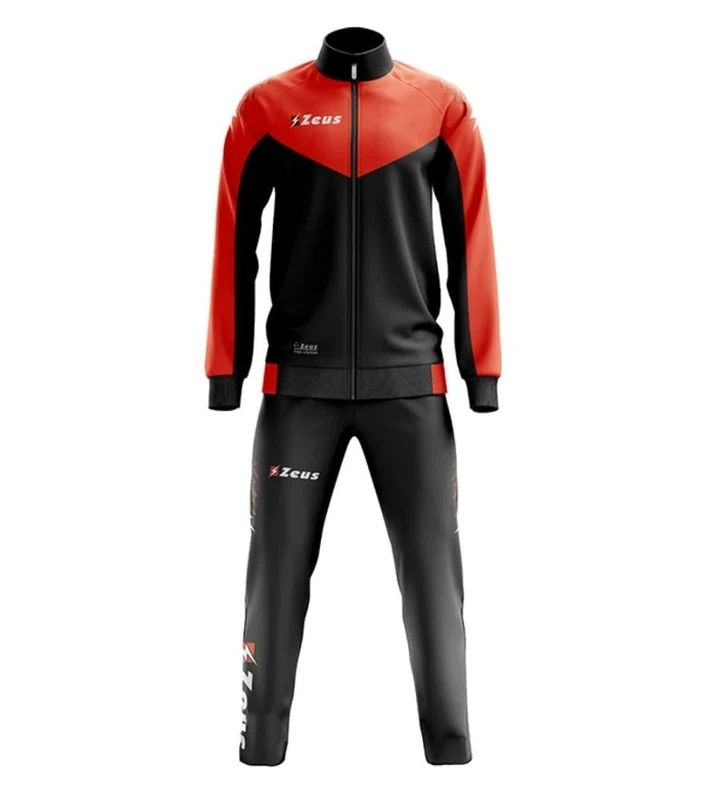 ZEUS ULYSSE TRAINING SUIT BLACK-FLUO ORANGE M