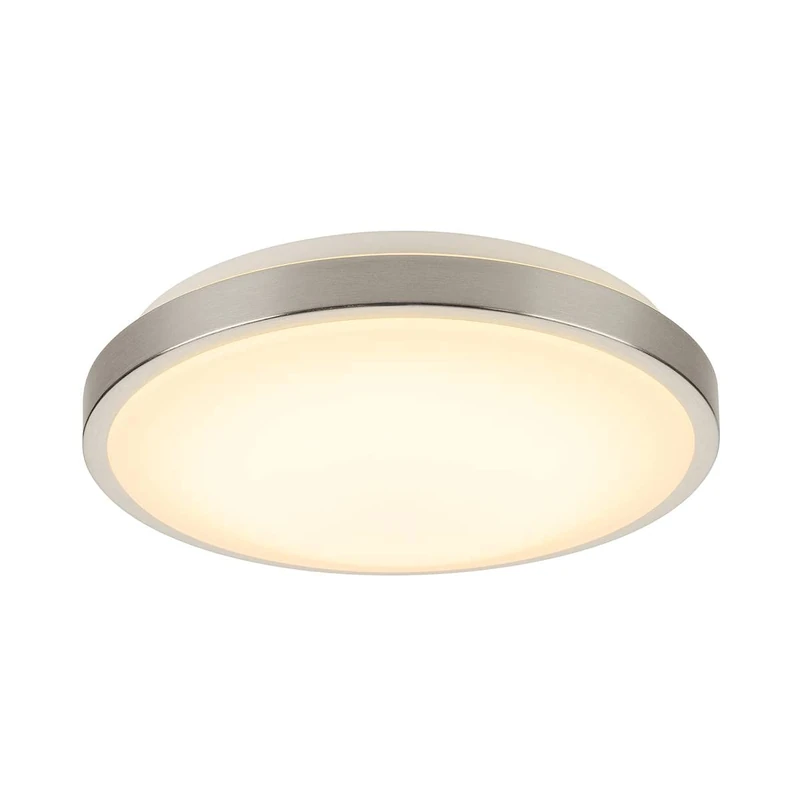 SLV Surface-Mounted Ceiling Light MARONA/LED spot, floodlight, Ceiling spot, Ceiling Light, Surface-Mounted Light, Internal Lighting / 3000K 15W 1200lm Grey dimmable 120 Degrees