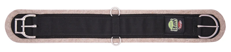 Weaver Leather Wool Blend Felt Lined Straight Smart Cinch Black, 26"