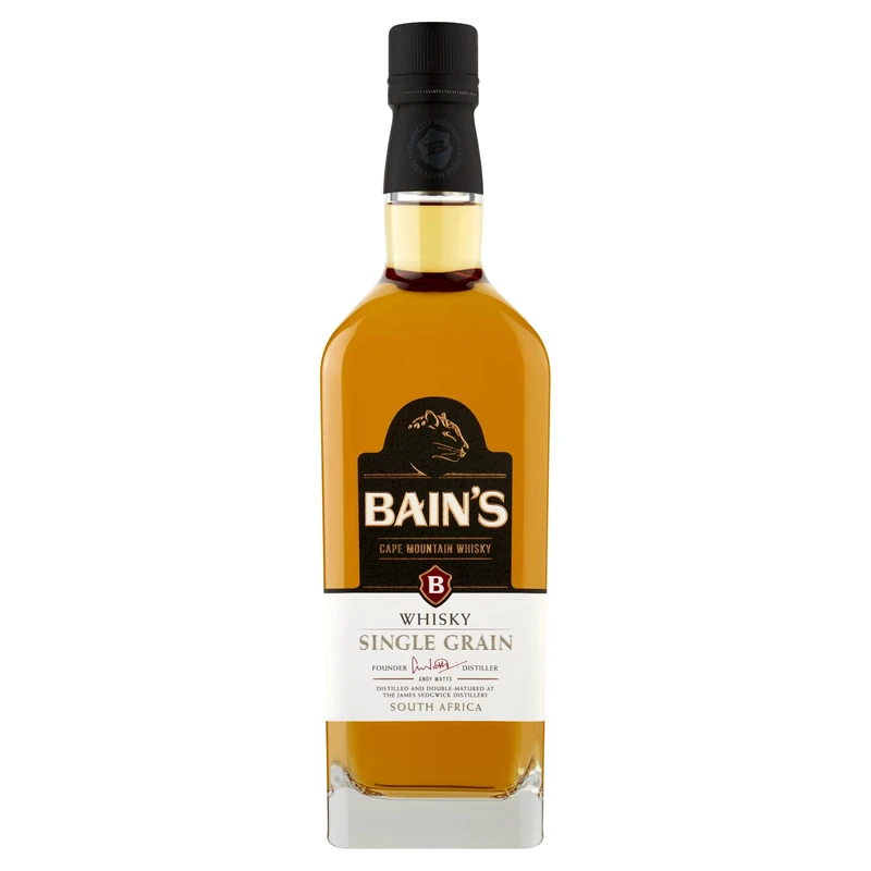 Bains Single Grain South African Whisky, 70 cl