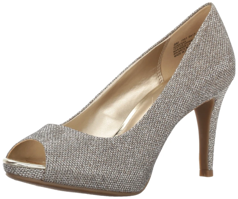 Bandolino Women's Rainaa Pump, Gold Glamour, 6.5 UK