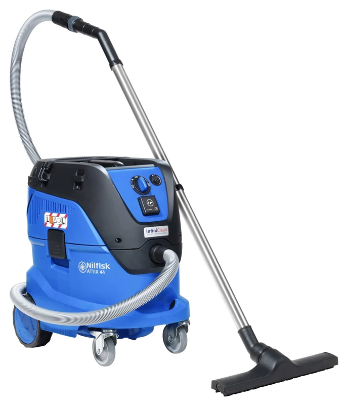 Nilfisk ATTIX 44-2L IC Wet/Dry Vacuum Cleaner (Industrial Vacuum Cleaner with Automatic Switch-on, Soft Start, Speed Regulation, Container 42 L, Cable Length 7.5 m, Air Flow 4500 l/min) 107412106,