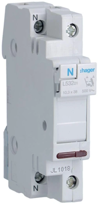 Hager L53201 Electrical Enclosure Accessory 17.5 mm, 75 mm, 77 mm)