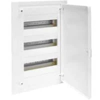 Hager - Recessed Box Golf Series vf 3 Rows 36 modules Door Opaque White - Image 1
