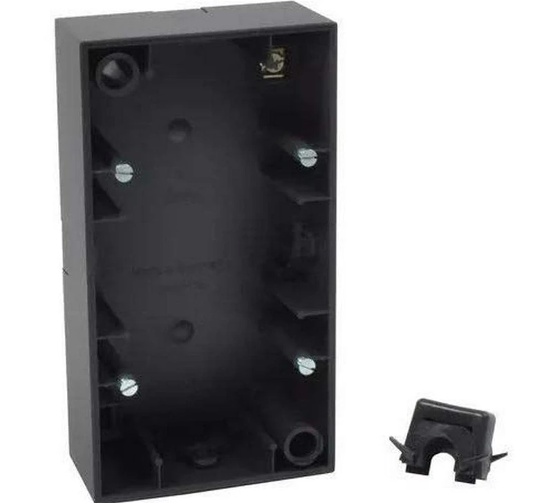 Hager - Mounting Box 2 Elements matt Anthracite