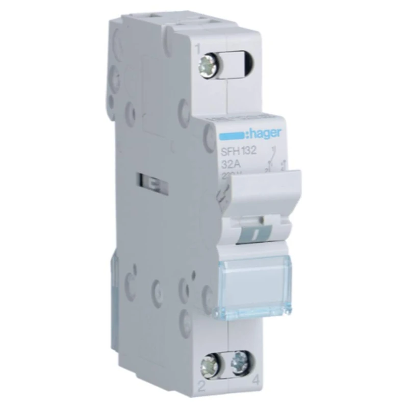 Hager - Modular Switch 1 Pole 32a Common up i-ii