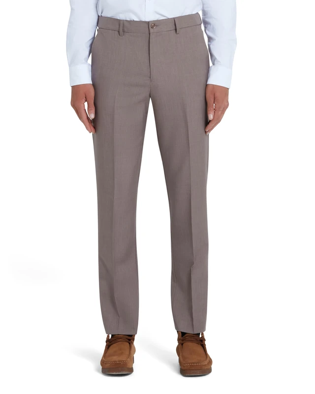 Farah Classic Men's Roachman Trousers, Brown (Dark Taupe), XXXX-Large (Manufacturer Size:44/33)