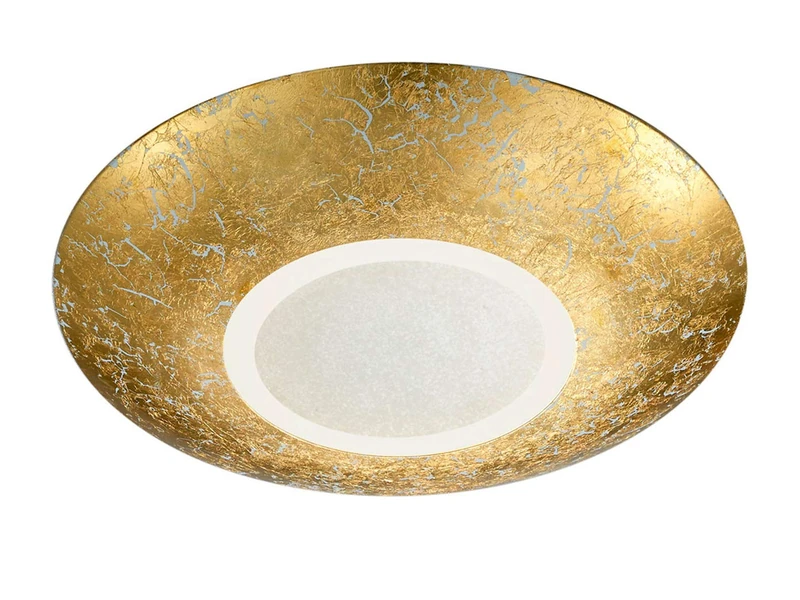 Chiros 624110289 Trio Lights, A+, Ceiling Light, Metal, 12 W, Metal, Goldfarbig, Integriert 12W