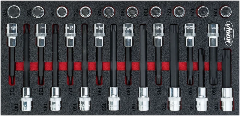 Vigor Vigor_V5095 Torx Screwdriver Socket Assortment