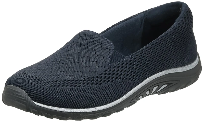 Skechers USA Reggae Fest-Willows Women's Slip On 8.5 C/D US Navy