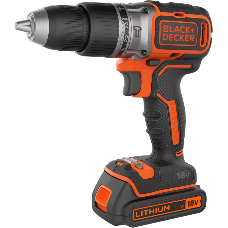 BLACK+DECKER 18V Lithium Drill/Impact Wrench in Case BL188K-QW