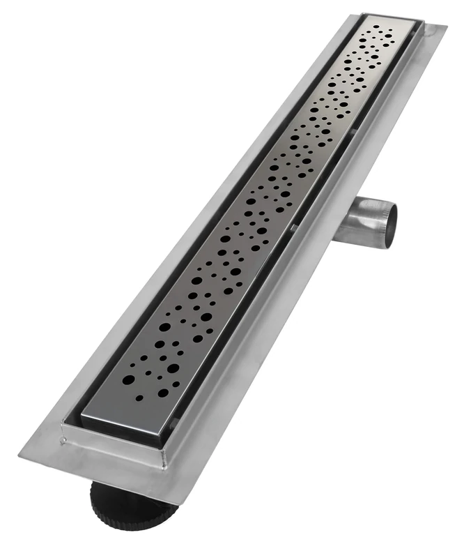 VILSTEIN VS-DB01-120K Siphon Channel Floor and Shower Drain 120 cm Circles, Silver