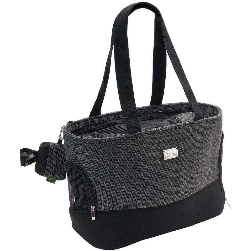 HUNTER Barcelona Carrier with Poop Bag Case, 40 x 19 x 30 cm, Grey Multi