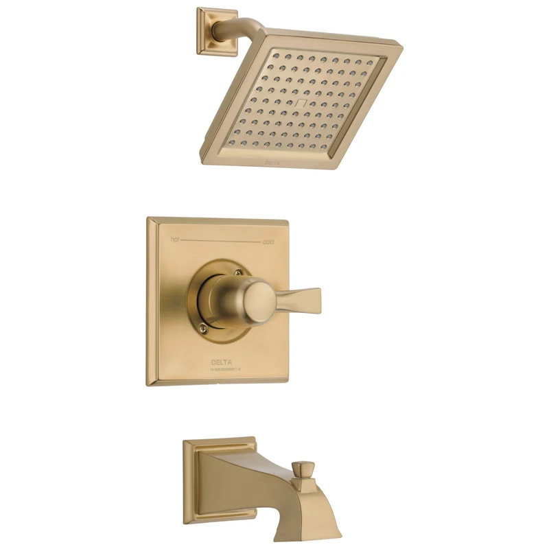 Delta T14451-CZ-WE Dryden Monitor(R) 14 Series Tub and Shower Trim, Champagne Bronze