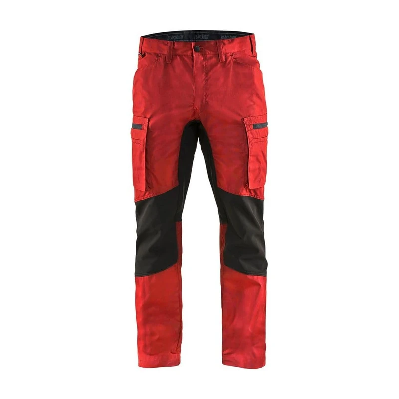 Blakläder 145918455699C50 Size C50 "Stretch" Service Trousers - Red/Black