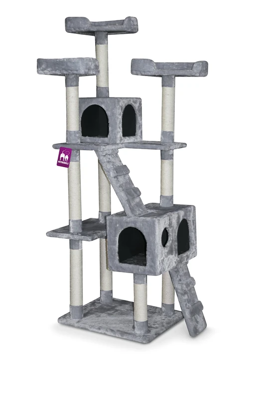 PetRebels Cat tree Cheap Bastards Chicago 175 light-grey