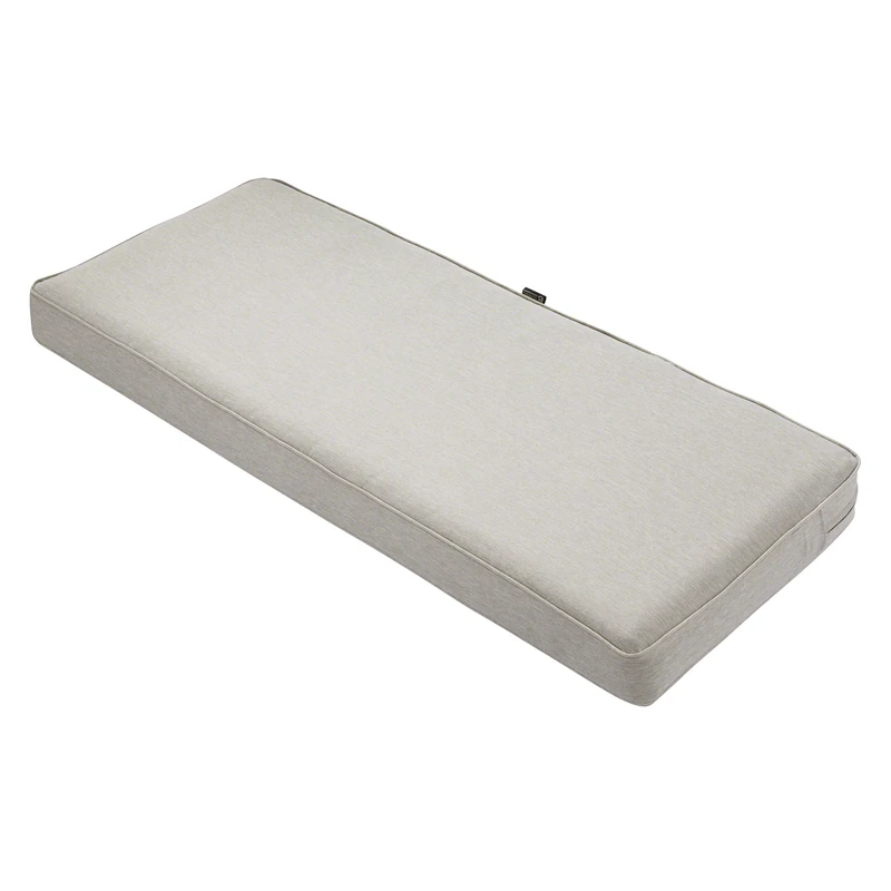 Classic Accessories 62-015-HGREY-EC Bench Cushion Combo, 48" W x 18" D x 3" Thick, Heather Grey