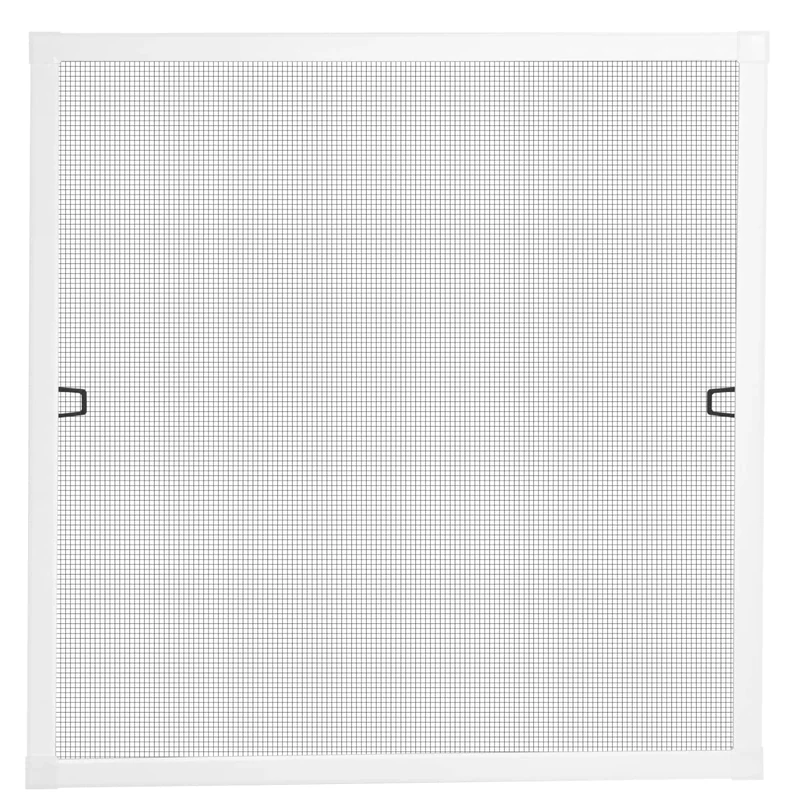 Schellenberg 70032 Plus Insect Protection Window Fly Screen with Frame – 130 x 150 cm, White Color, 1 Piece