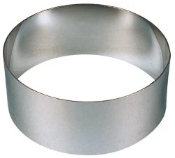 Samuel Groves Made in England 1817 Food Ring - Stainless Steel 120 x 45mm. 4 3/4 x 1 3/4"