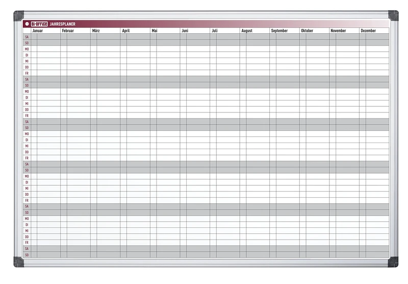 Bi-Office Maya Magnetic 52 Week Planner