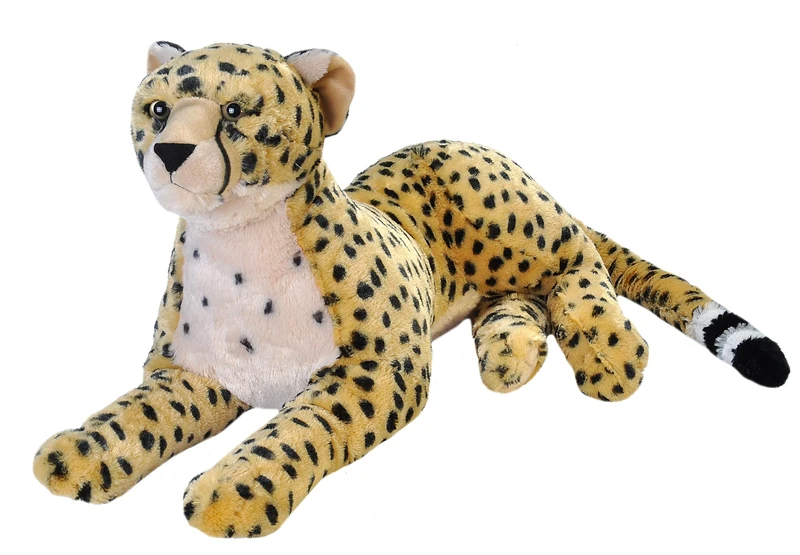 Wild Republic Jumbo Cheetah Giant Plush Soft Toy, Gifts for Kids, 76 cm, 30"