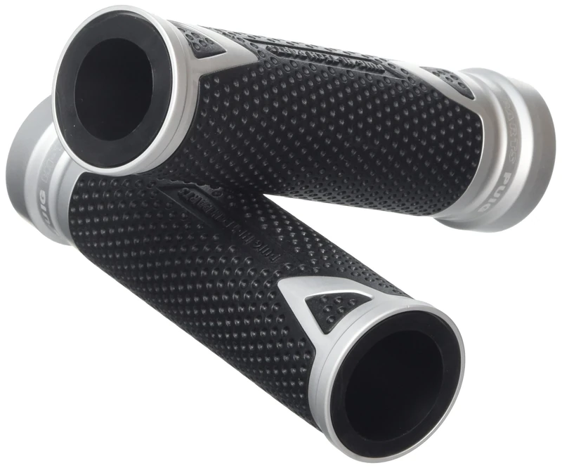 Puig 8191P Grips Radikal Set, Silver, 123 mm