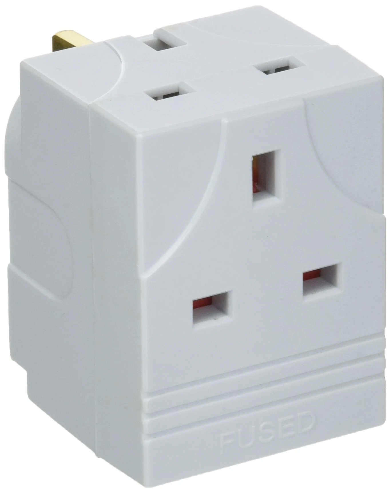 Daewoo Electricals 3 Way UK Plug Multi Adapter 3 Sockets 13 Amp 250 Volts