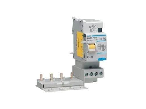 Hager Type ac Differential Block Type AC 500ma 4-Pole 25a