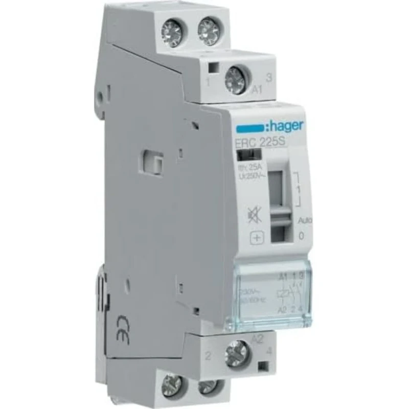 Hager erc225s – Quiet Manual Contactor 25 A 2 NA 230 V