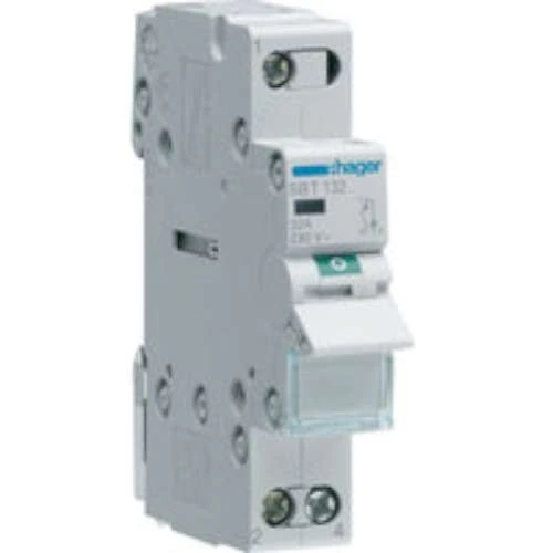 Hager SBT132, 230 V, White, Small