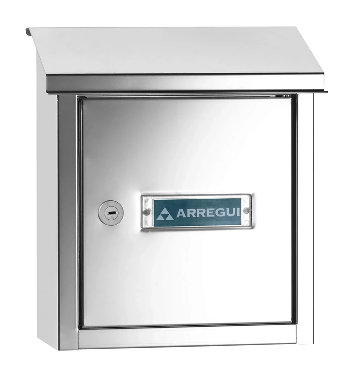 ARREGUI V4097 Stainless Steel Letter Pickup Letter Box for Doors or Gates Interior, Letter Pickup Mouth, 23 x 4 cm, Size S (DIN A5 Mail), Anti-Corrosive, Easy to Install, Stainless Steel Gloss