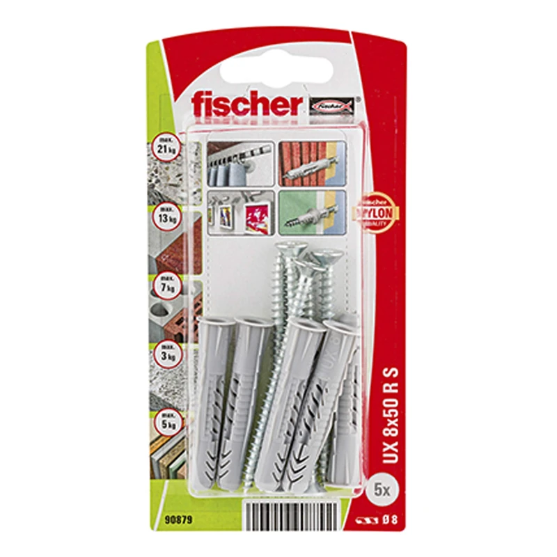 fischer Universal Plug UX 8 x 50 SK NV, 90879
