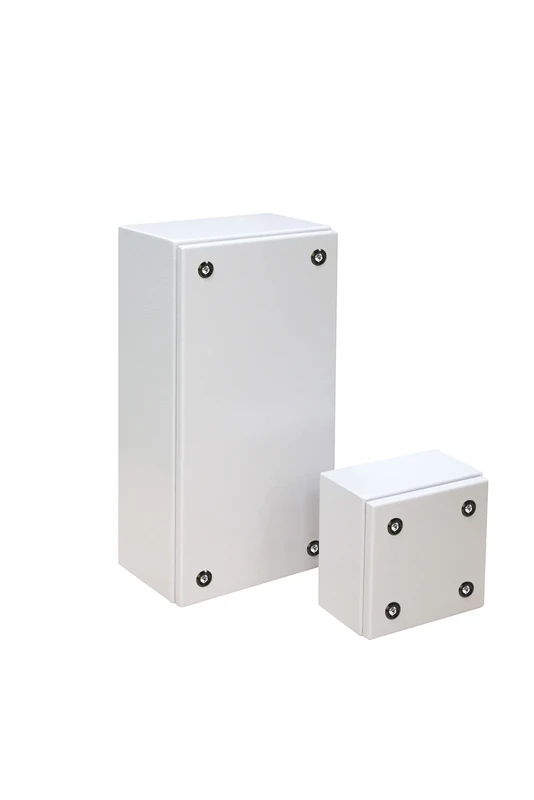 IDE ela3020135 Boxes metalicas without cable entry, IP 65, RAL 7035