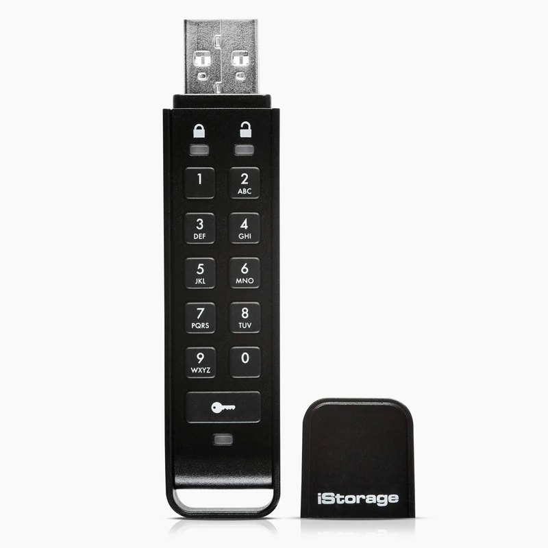 iStorage datAshur Personal2 64 GB - Secure Flash Drive - Password Protected - Portable - Military Grade Hardware Encryption