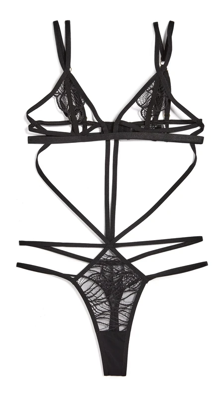 Emerson Strappy Body Black L (14)