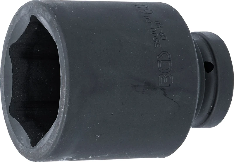 BGS 5500-60 | Impact Socket Hexagon, deep | 25 mm (1") Drive | 60 mm