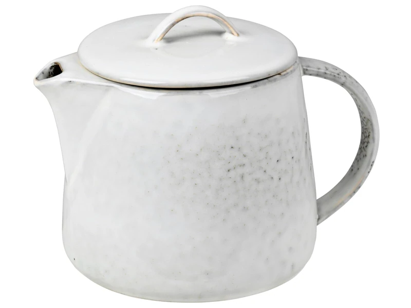 Broste Copenhagen Nordic Sand Stoneware Teapot, 11.6 cm, Cream