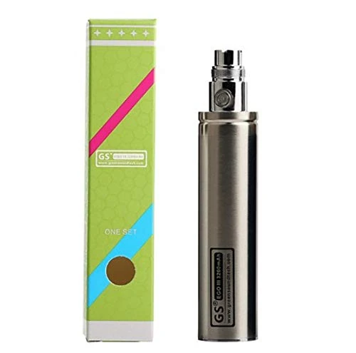 SmashingDealsDirect® Authentic GS II 3200mAh Quality Vape Battery Rechargeable Vaporiser Batteries (Silver)