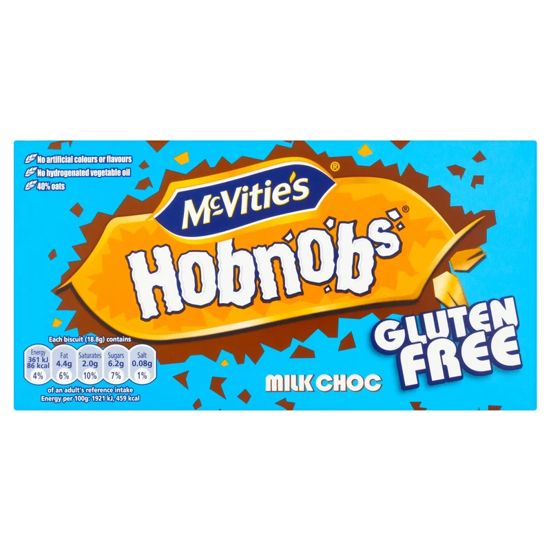 McVitie's Gluten Free Milk Choc Hobnobs, 150 g (Pack of 1)