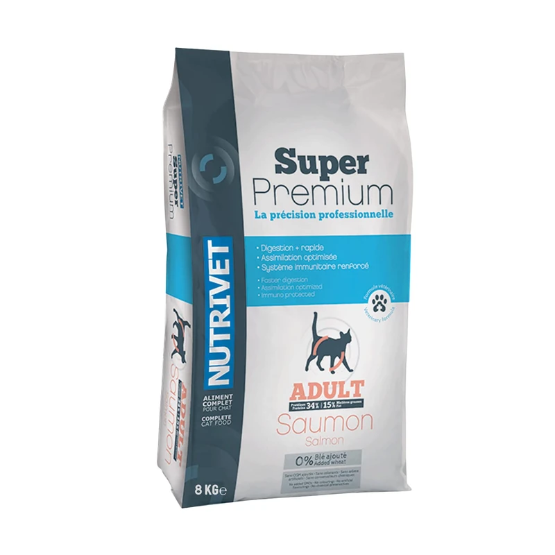 Nutrivet Super Premium Cat Salmon from 1 year 3.5 kg bag