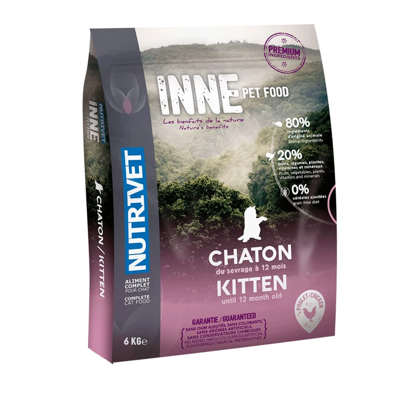 nutrivet Inne Chicken Kitten 6 Kg Bag Up To 12 Months