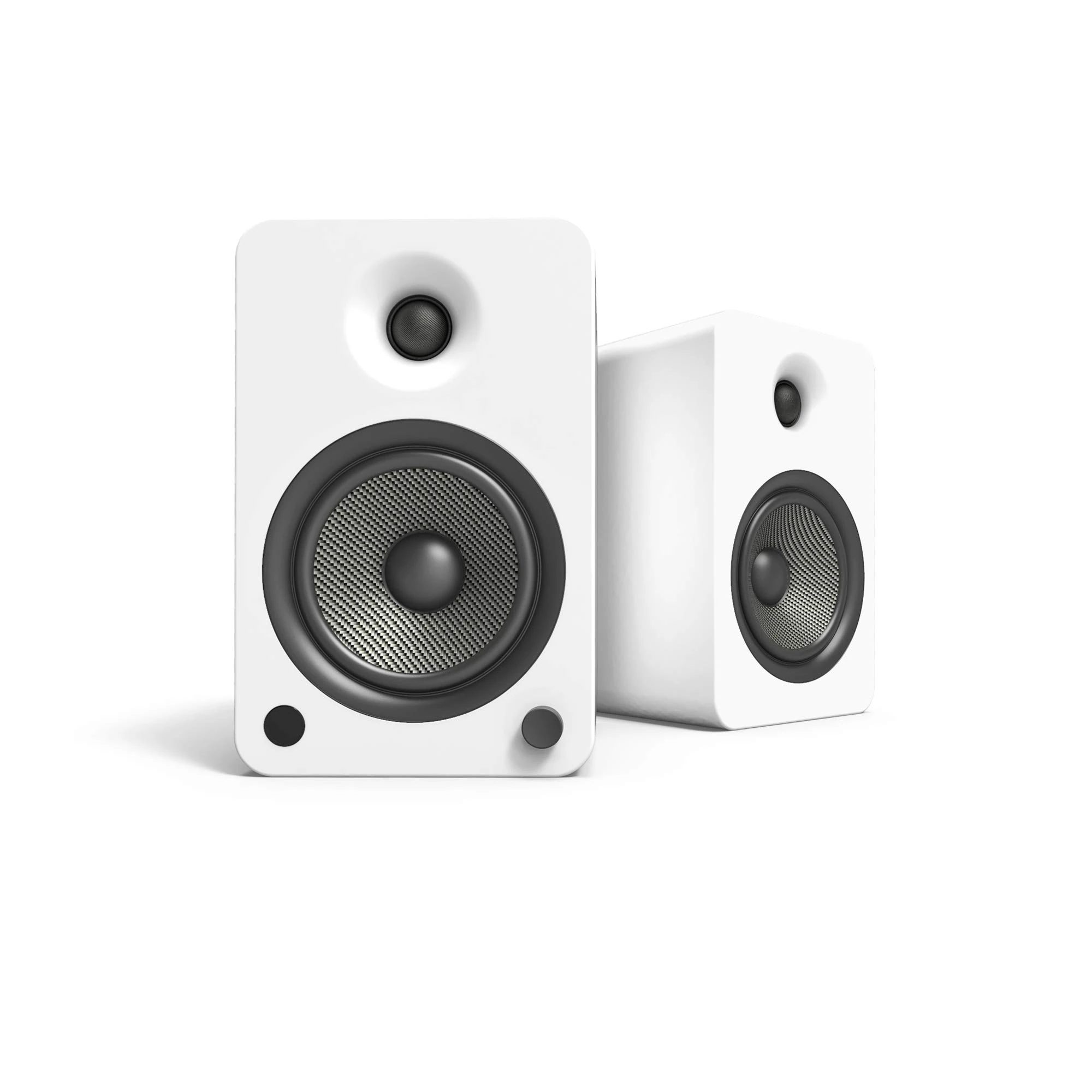 Kanto YU6MW Bluetooth Powered Speakers - 200 Watts - Phono Preamp (Matte White)
