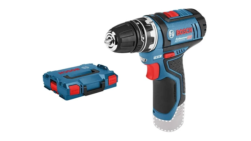 Bosch Professional 12V System cordless drill driver – FlexiClick System (incl. GFA 12-B drill chuck adapter, 2x L-BOXX inlay, L-BOXX, without battery/charger)