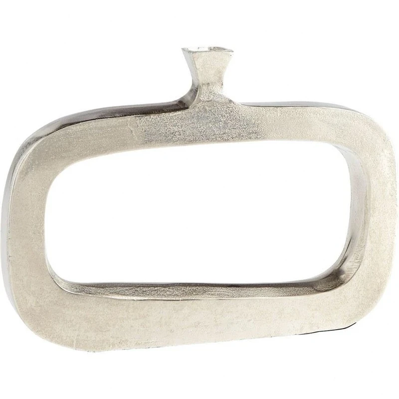 Cyan Design Kavala Vase, Aluminum, Raw Nickel, S