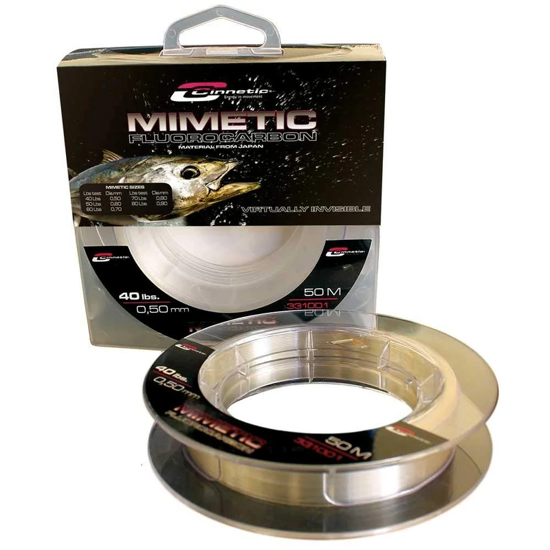CINNETIC – mimetic Fluorocarbon 50, Color Transparent, Size 0.600 mm