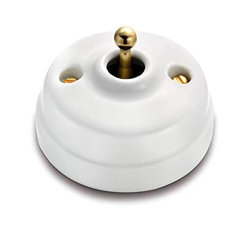 Fontini – Dimbler Crossing 10 A 250 V Porcelain Gold Pack - Image 1